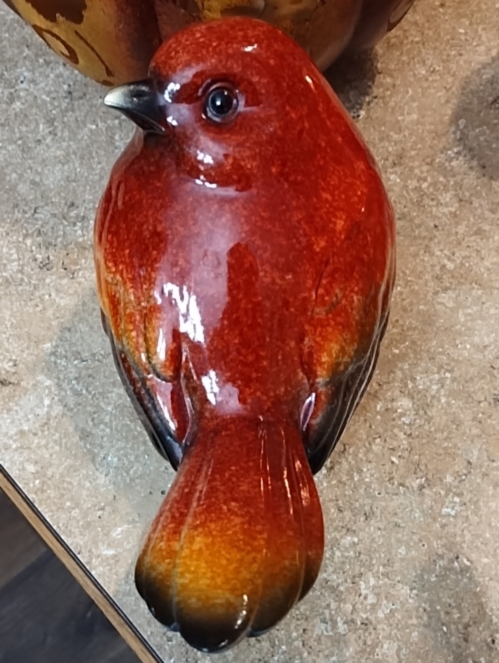 Cute Red Bird Figurine - Picture 8 of 9